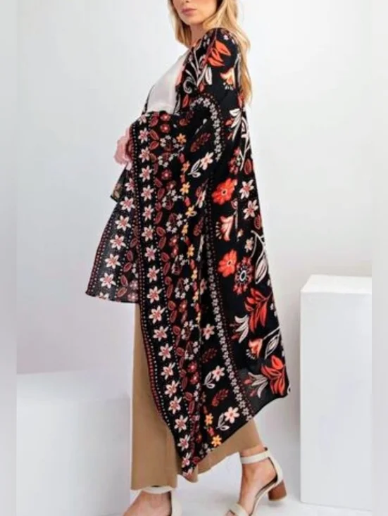 Easel All I Need Flowy Kimono - Picture 4 of 13